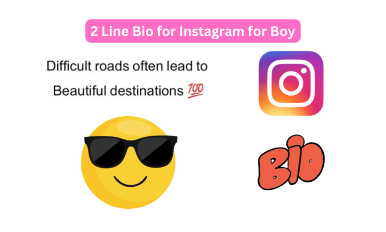 2 Line Bio for Instagram for Boy
