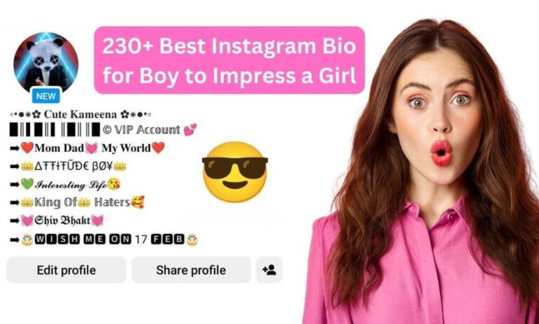 Best Instagram Bio for Boy to Impress a Girl