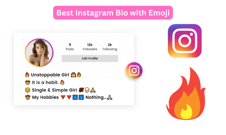 Best Instagram Bio with Emoji