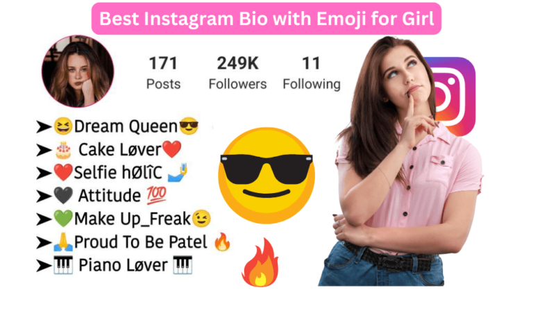 Best Instagram Bio with Emoji for Girl