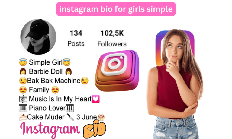 instagram bio for girls simple